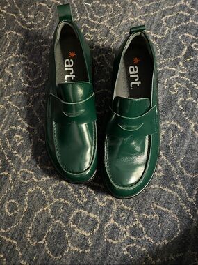 Art Company Green Penny Loafers